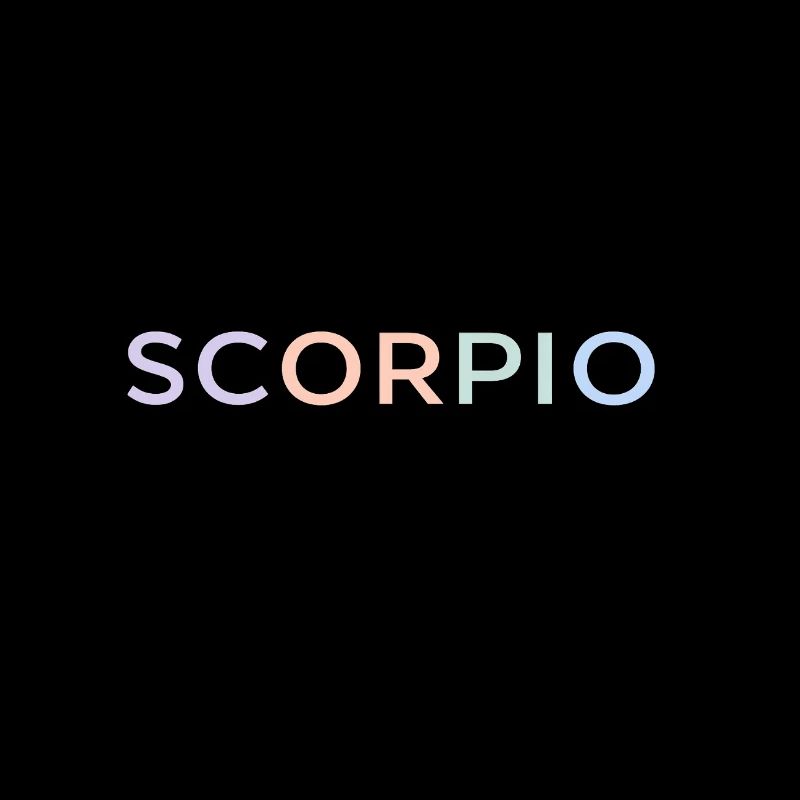 Glyphes pastel du Scorpion