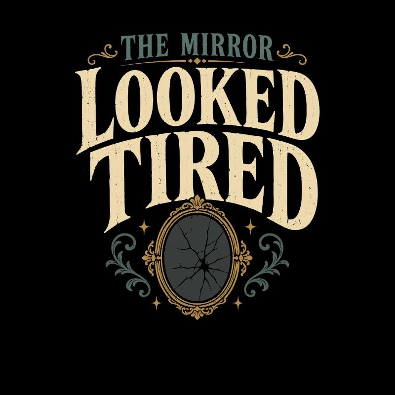 Haunted mirror, cursed mirror spirit in the mirror,