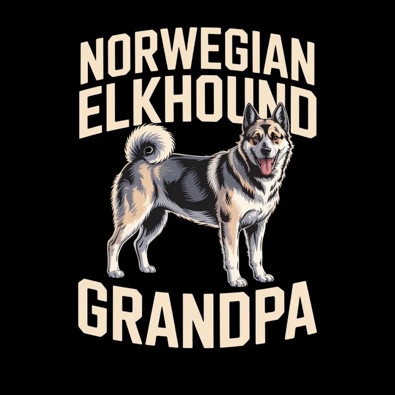 Norwegian Elkhound Grandpa Norwegian Elkhound