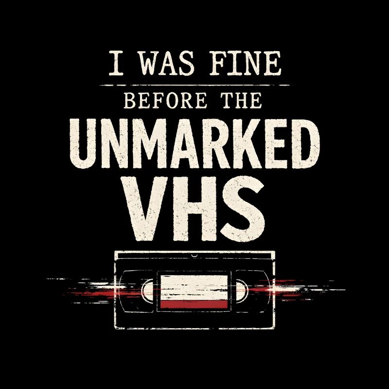 Suspicious video cassette | Retro Horror