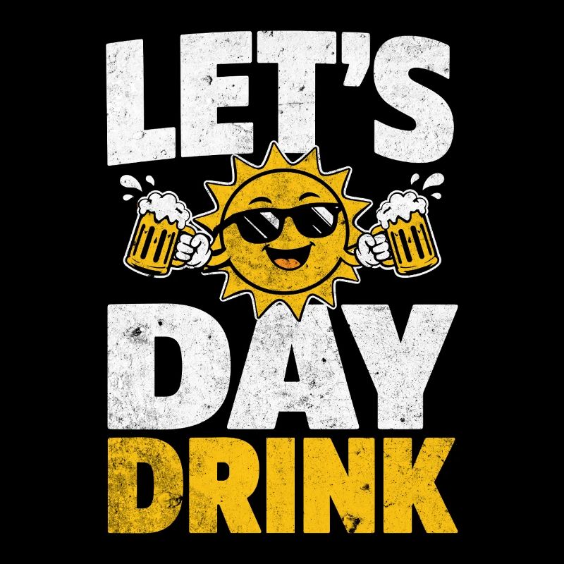 Conception de la chemise de la fête Sun Beer