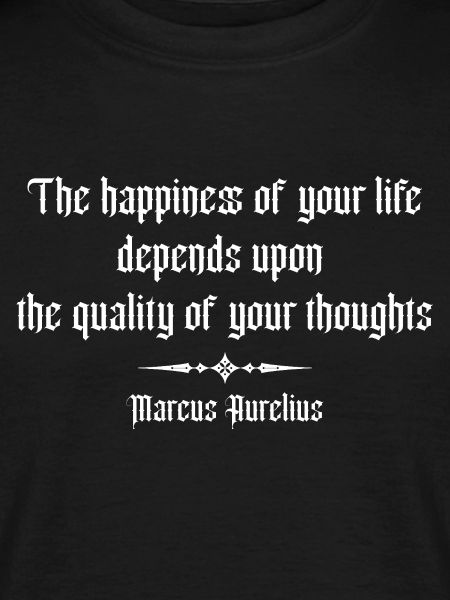 Marcus Aurelius quote on Happiness