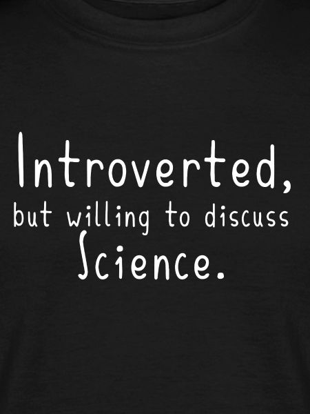 Introvert Scientist Funny Science Gift