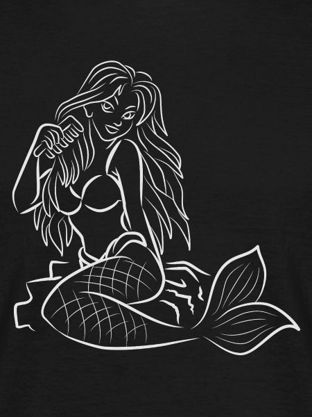 Mermaid sitting