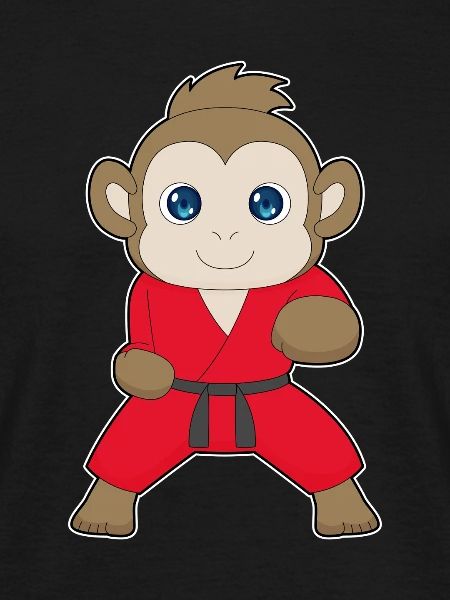 Affe Karate Kampfsport