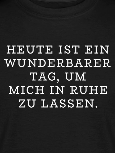Frecher Spruch