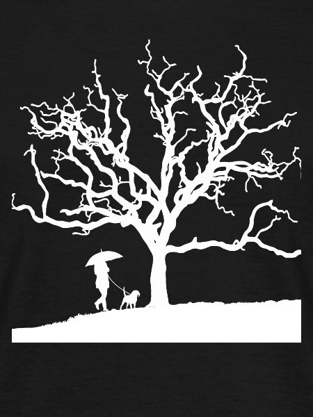 Spätherbst Hundehalter Geschenkidee Minimal Design