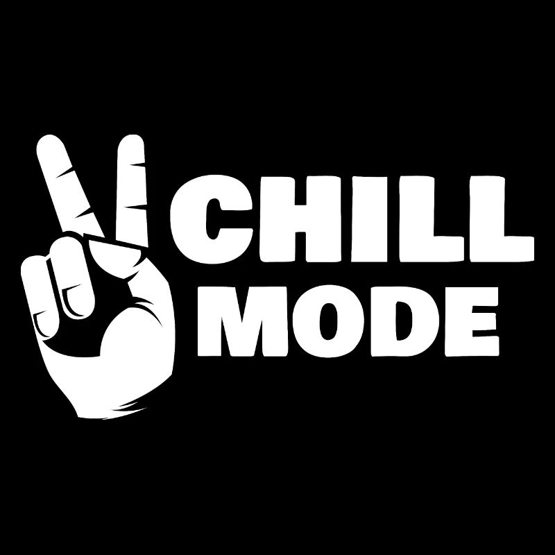 Chill Mode Relaxation Relaxing Symbol Peace Sign