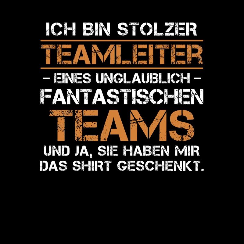 Teamleiter Lustig Team Geschenk Produktionsfirma