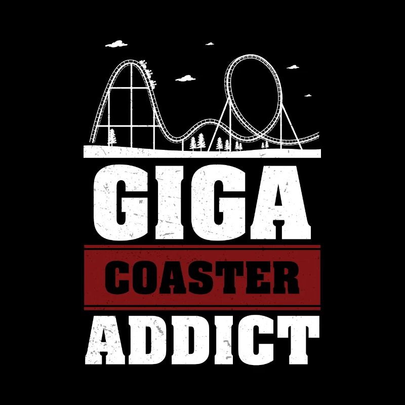 Giga Coaster Addict Achteruntersetzer