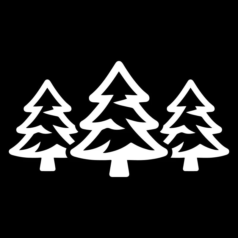 Icône de la forêt de conifères