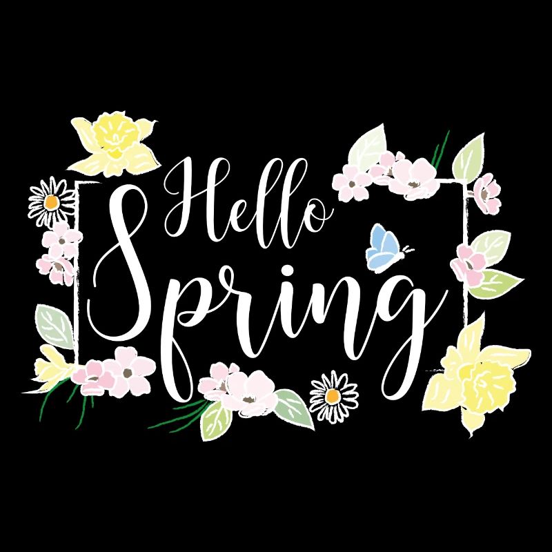 Hello Spring weiss