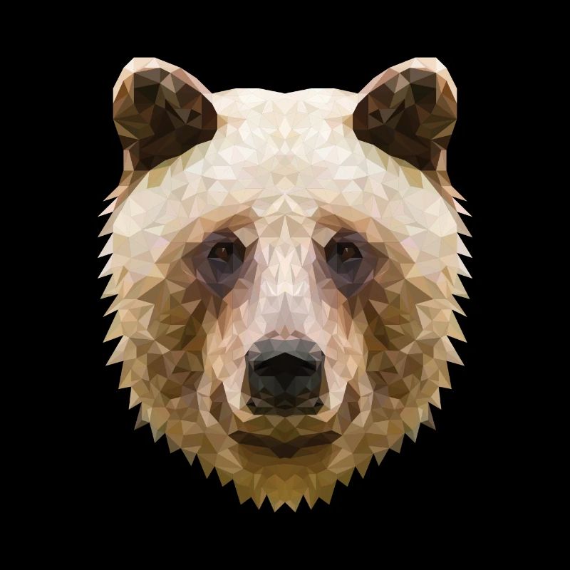 Bär Polygon - Cooles Design