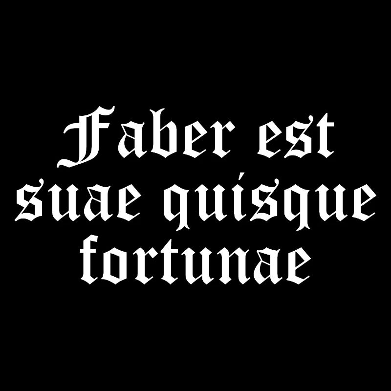 Own Fortune in Gothic Latin