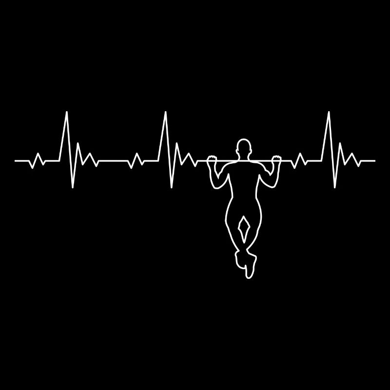 Calisthenics pull-up heartbeat street workout