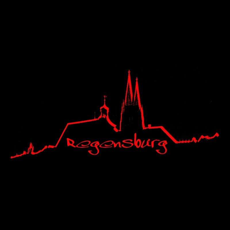 Regensburg Skyline rot