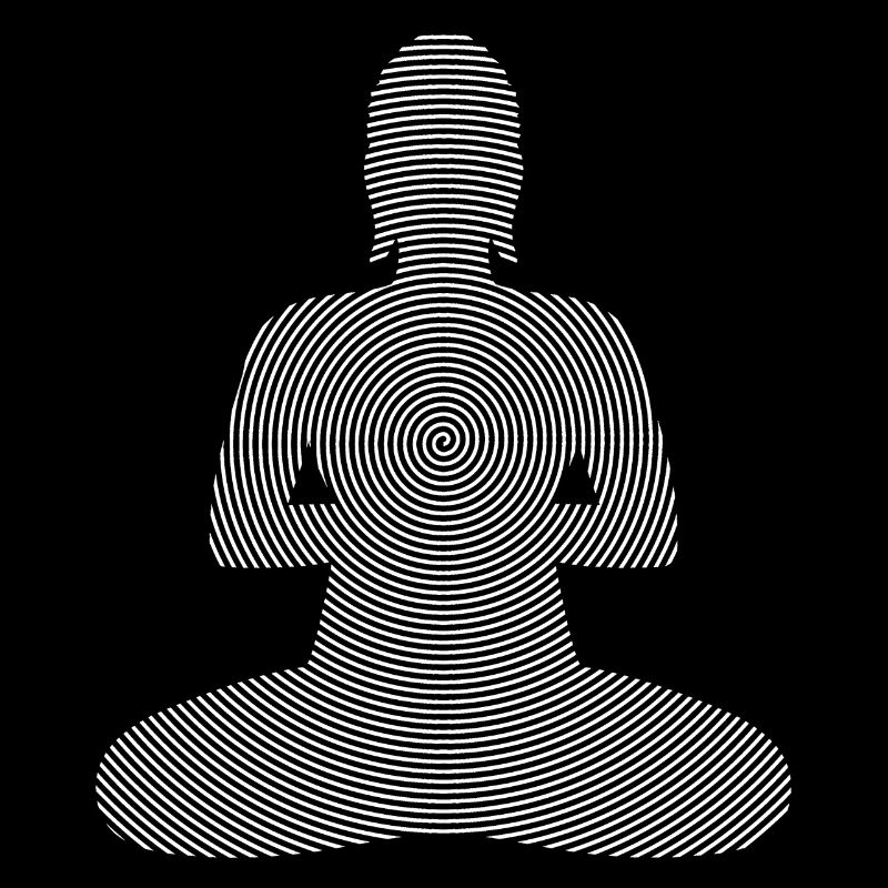 Hynotic BOUDDHA blanc