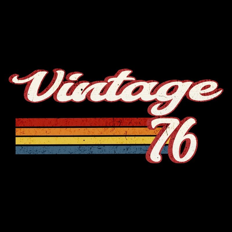 Vintage76 Retro Geburtstag