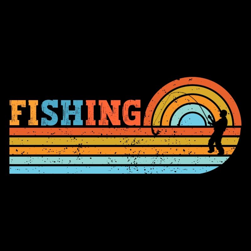 Fisherman in retro sun stripe