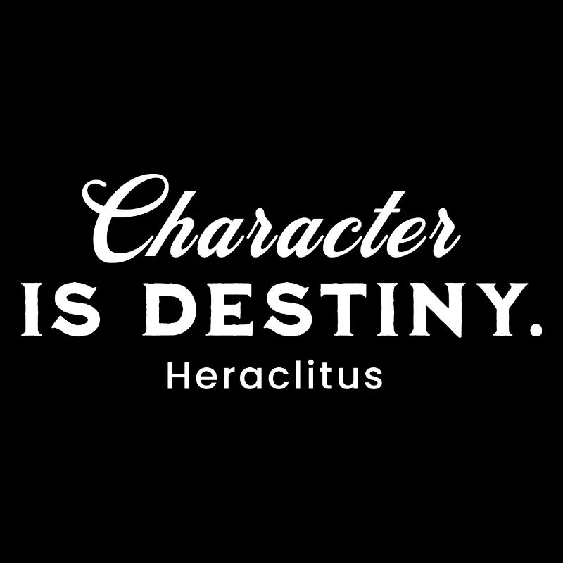 Citation d’Héraclite sur le personnage