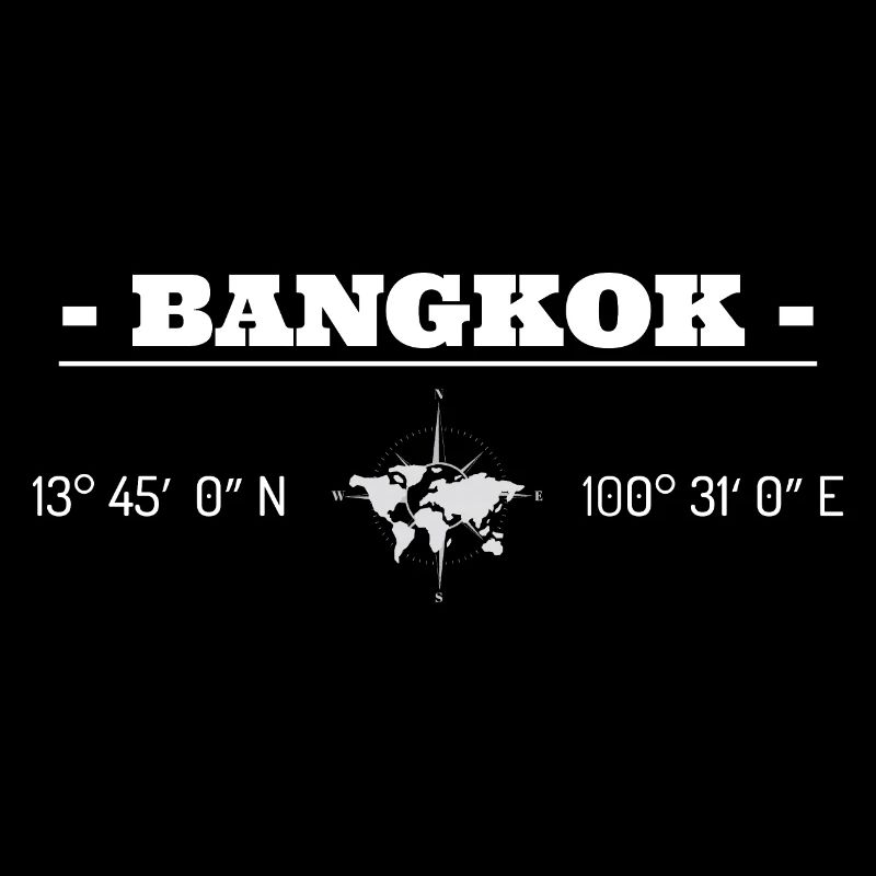 Coordinates Bangkok Thailand