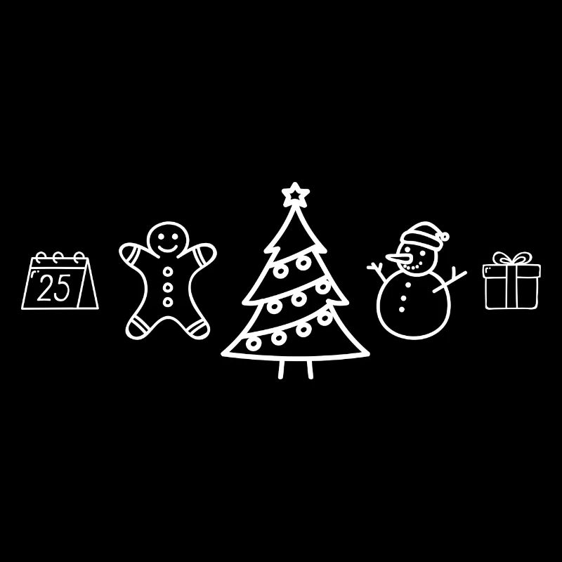 Handdrawn Christmas Doodles