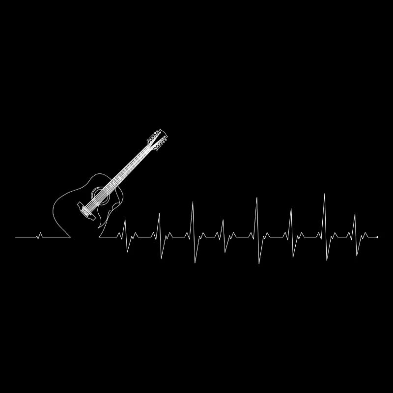 Guitar Pulse Silhouette