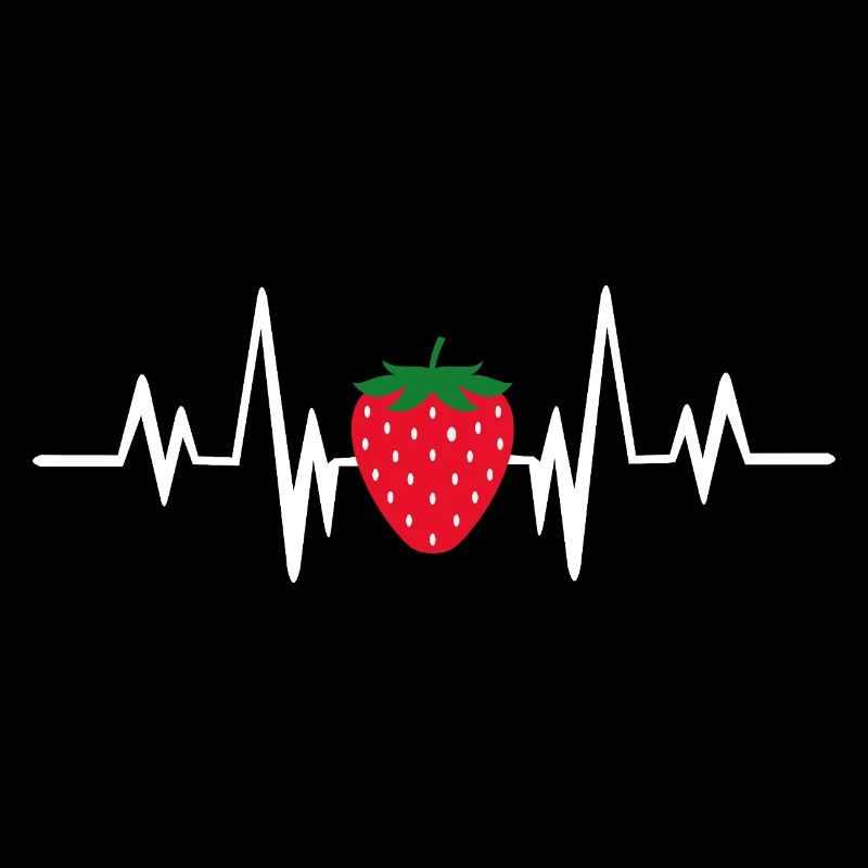Strawberries heartbeat