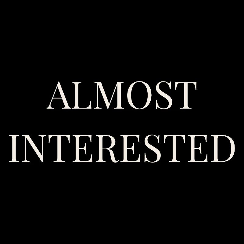 Fast interessiert | Lustige, sarkastische Introvertierte Staty