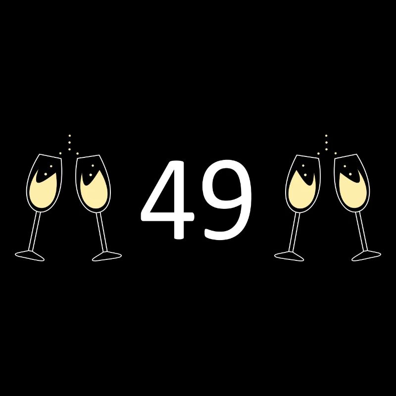 49e anniversaire 49 ans 49 ans numéro 49