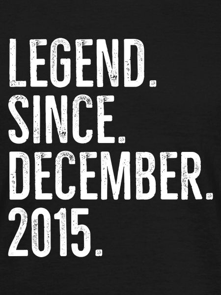 Legend Since December 2015