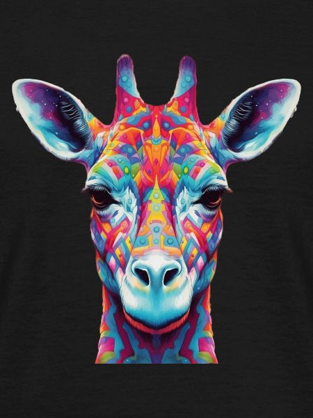 Psychedelic giraffe