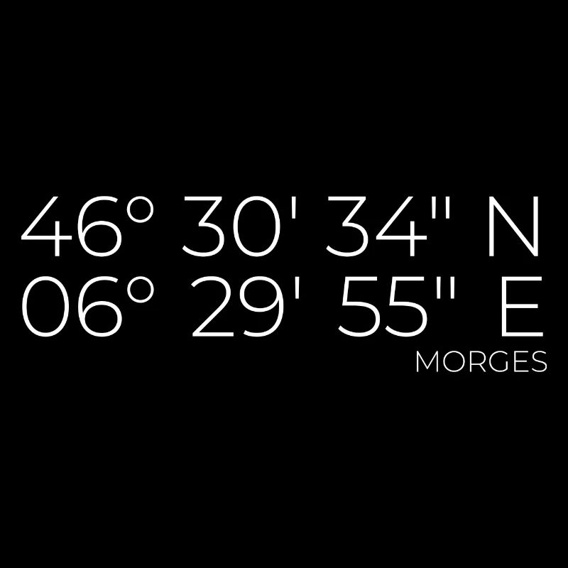 coordinates Morges, Switzerland