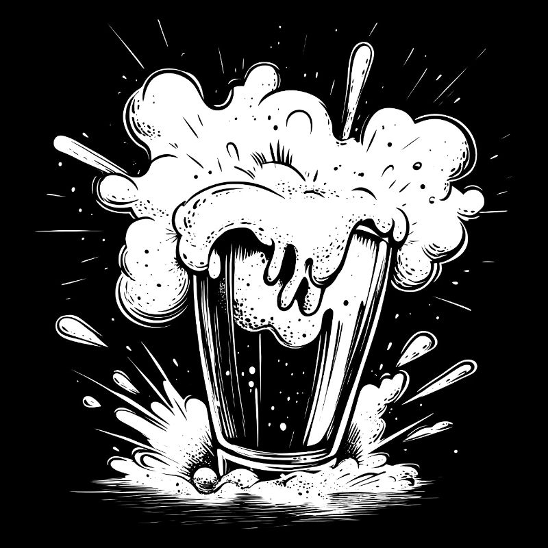 Verre à bière - Soirée des hommes