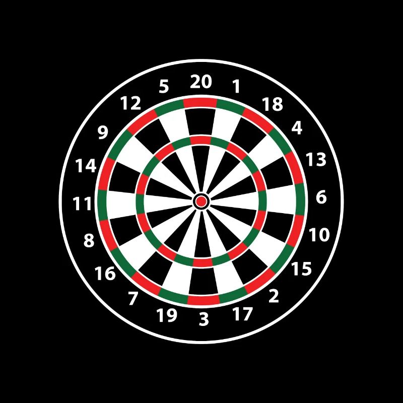 Dartscheibe, Darts, 180,