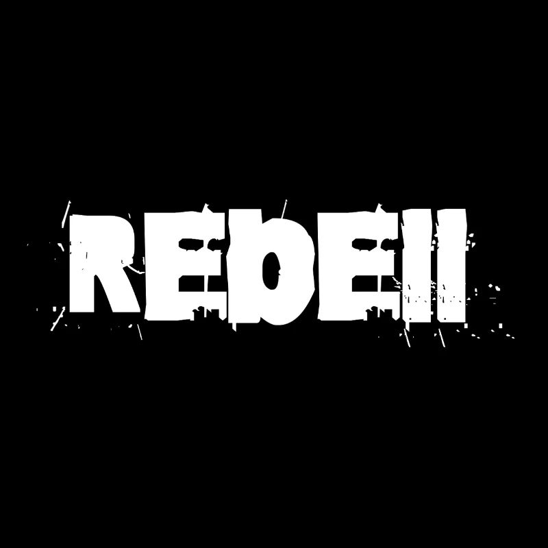 Rebell Graffiti Schriftzug