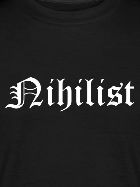 Nihilist gothic logo design T-Shirt