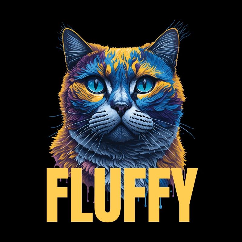 Splash Art British Cat Expression