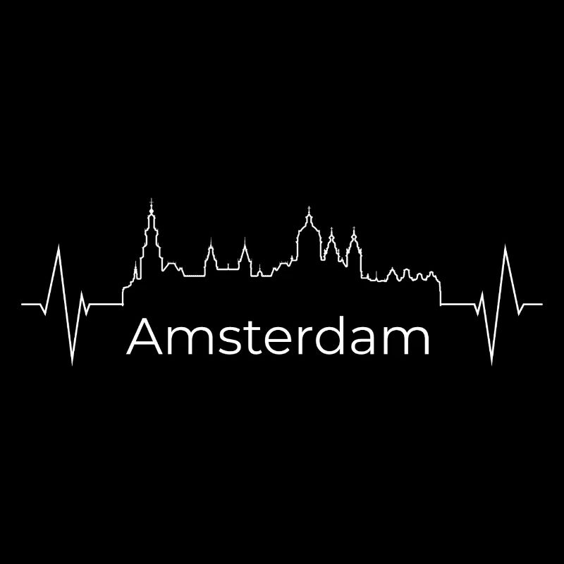 Conception de la skyline Heartbeat d’Amsterdam