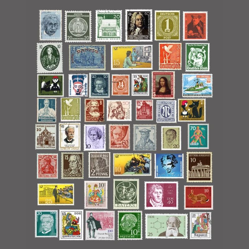 Conception de timbres-poste