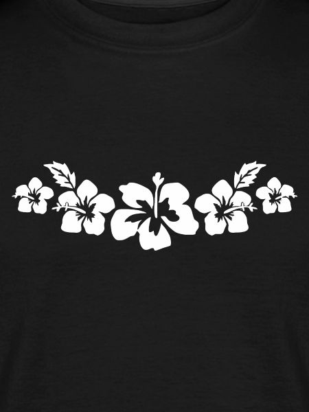 Tropical Hibiscus Floral Pattern