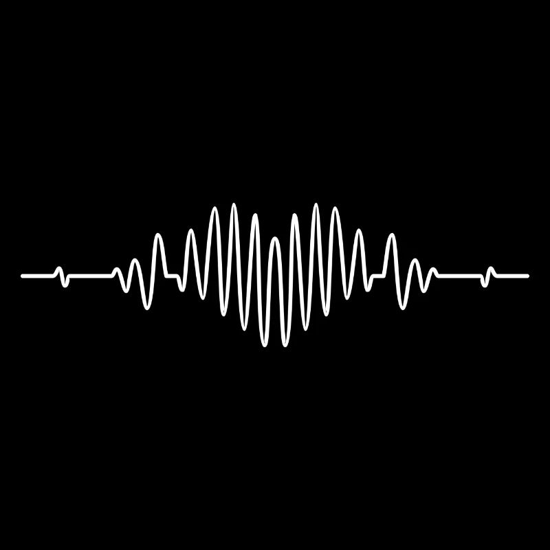 Pulse Wave Line Art