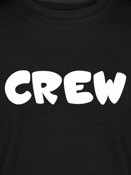 Crew Bubbles Typography