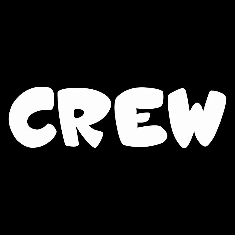Crew Bubbles Typography