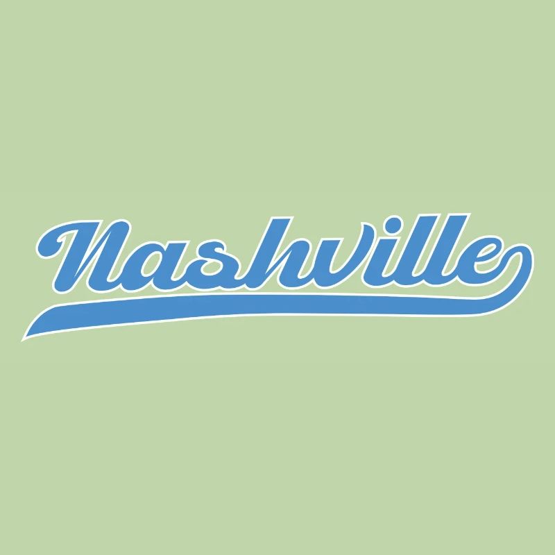 Nashville Script with Swing Line