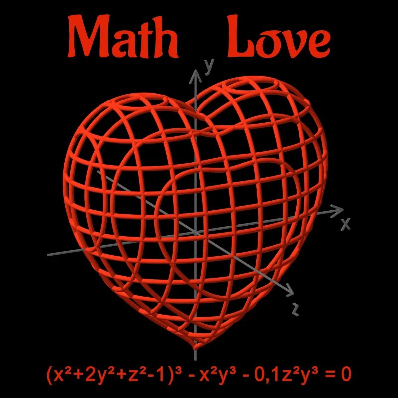 Herzfunktion 3D - Math Love