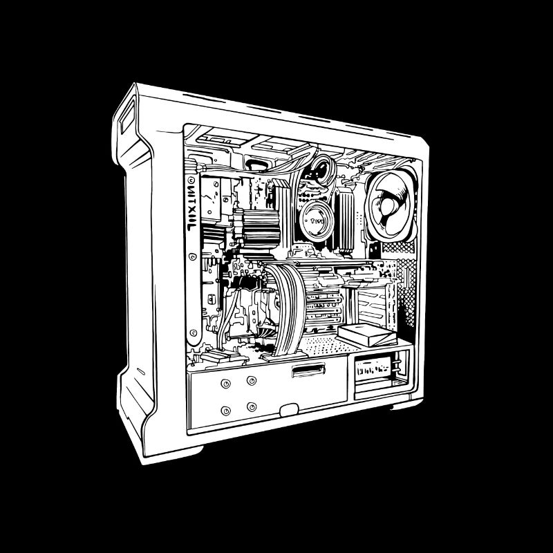 Gamer PC Gift Open Gamer PC Interior