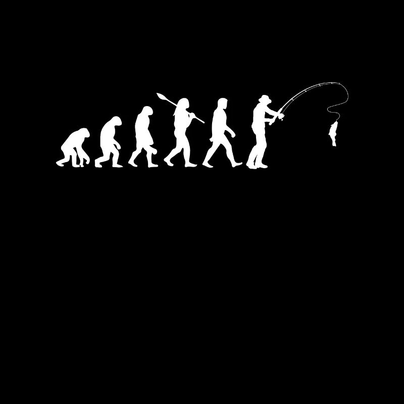 Evolution Angler with fishing rod and fish on the heel