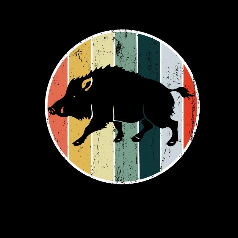 Boar Retro Vintage