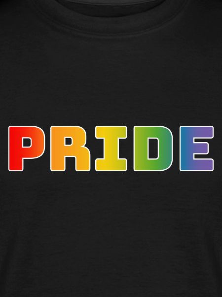 Rainbow pride white